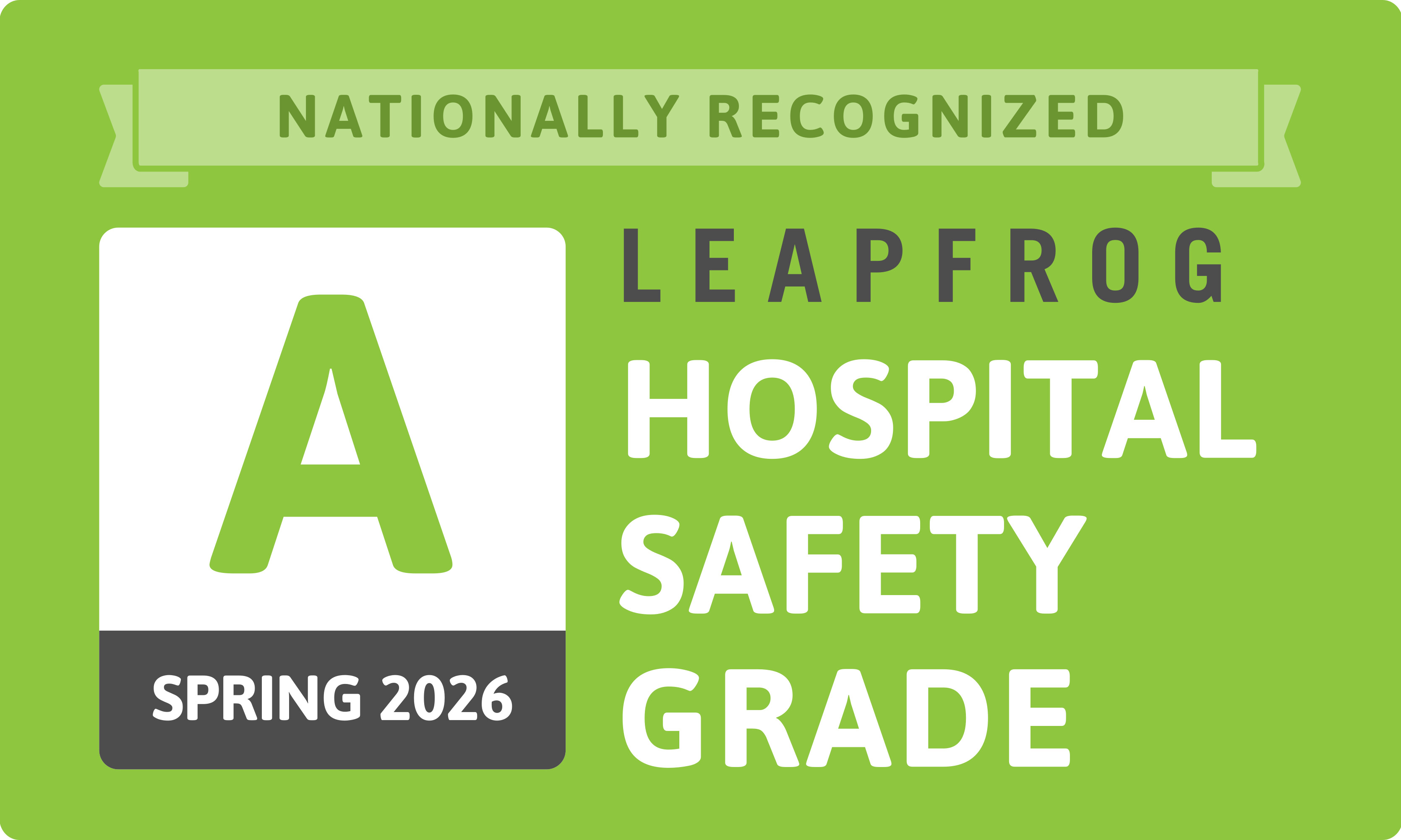 Havasu Regional Medical Center Earns an 'A' Hospital Safety Grade from The Leapfrog Group