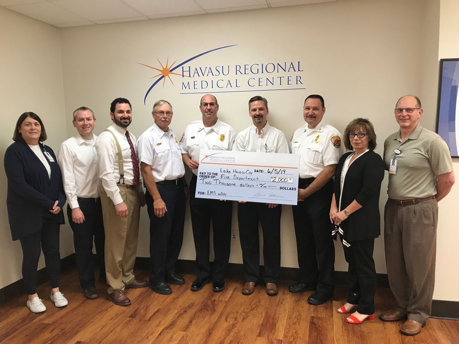 HRMC Donates to LHCFD 6-5-19