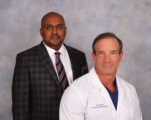 Dr. Matthew Edavettal, left and Dr. Chris Salvino, right